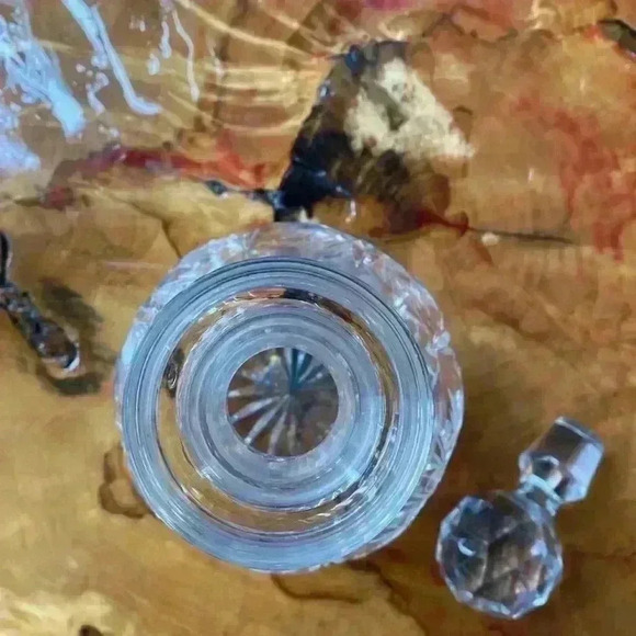 Vintage Cut Crystal  Decanter with stopper - Picture 5 of 16